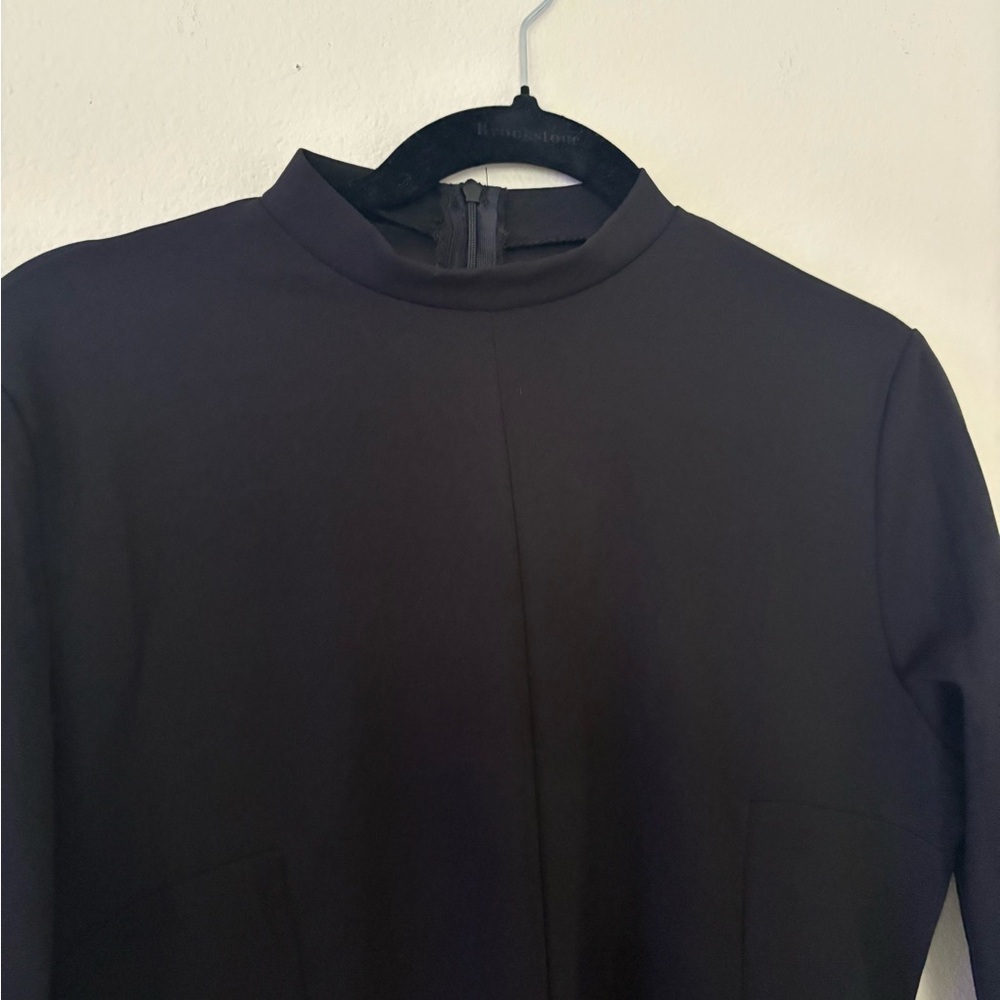 Elegant Black Long Sleeve Women's Dress Size L - Picture 3 of 4